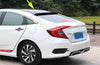 2016-2021 Honda Civic 4dr Sedan ABS Rear Roof Spoiler Wing (2016-2021)