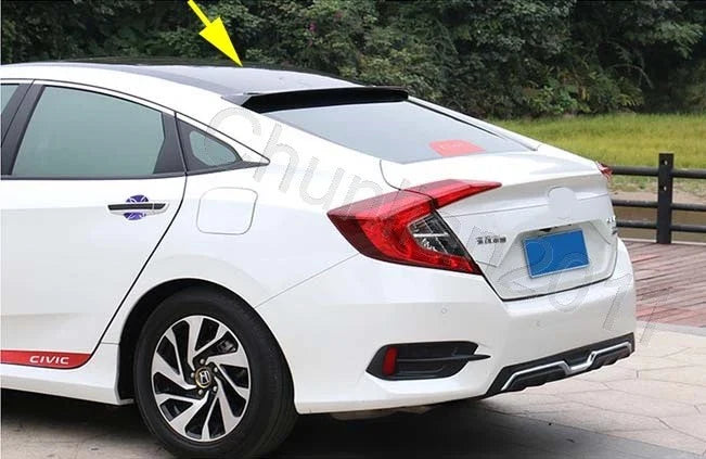 2016-2021 Honda Civic 4dr Sedan ABS Rear Roof Spoiler Wing (2016-2021)