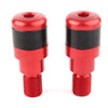 Yamaha MT-07 MT-09 MT-10 Red Handle Bar End 7/8" Handgrip Plugs (2014-2023)