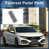 Honda Civic (2006-2009) - Aluminum Alloy Silver Tone Footrest Pedal Cover