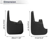 Isuzu D-MAX Mud Flaps Splash Guards 1 Set (2010-2020)