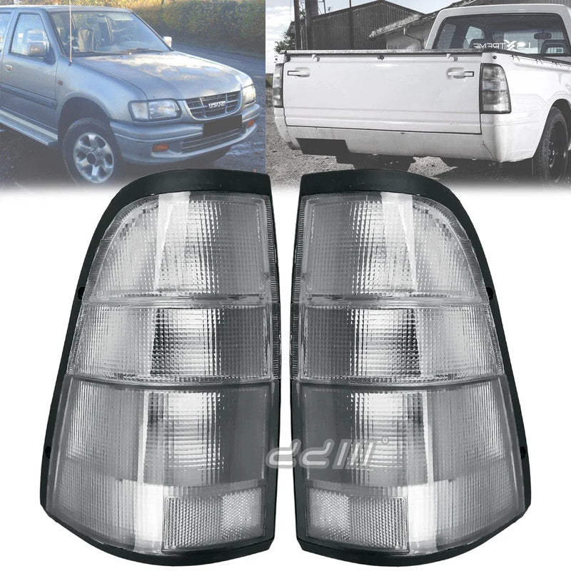 Isuzu Holden Rodeo R9 TF 1 Pair White Rear Tail Lights (1998-2002)