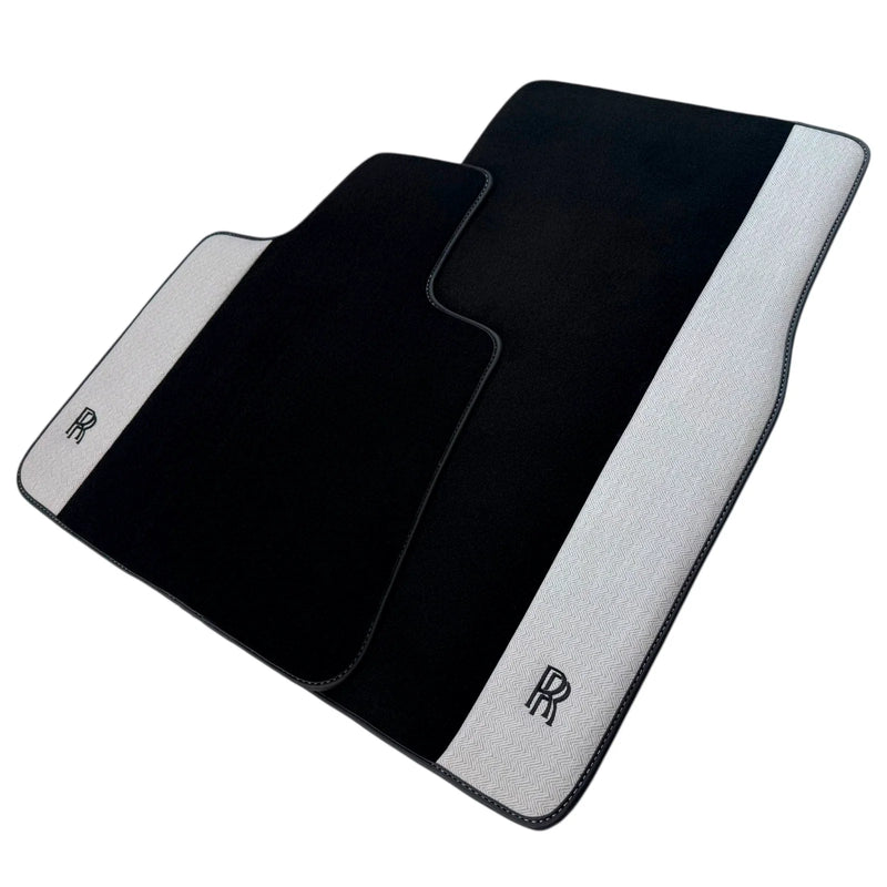 Rolls Royce Ghost Series I (2010-2024) Gray Leather AutoWin Floor Mats