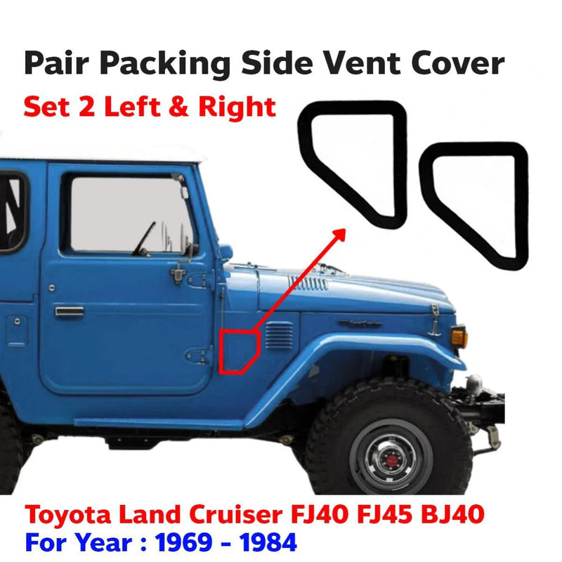 Packing Side Vent Cover Rubber Seal Trim Fits 1969-1984 Toyota Land Cruiser FJ40