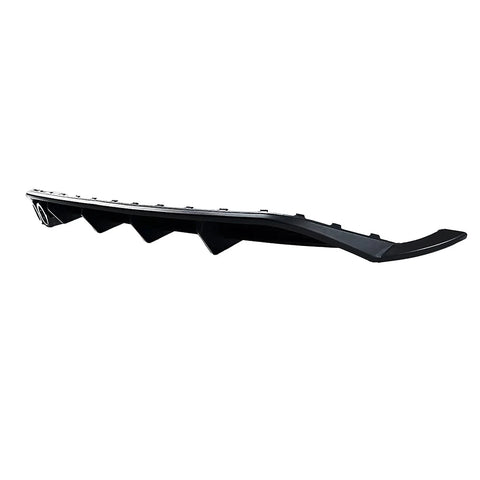 VW Polo MK6 Gloss Black Rear Bumper Diffuser with Tips (2019-2024)