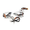 Harley Chrome Motorcycle LED Brake Blinker Tail Lights