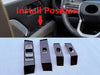 Chevrolet Colorado ABS Black LHD Window Lift Switch Panel Cover (2023-2025)