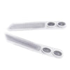 Car Universal White Rear Bumper Diffuser with Exhaust Tip