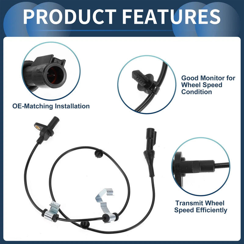 Ford Edge AWD Rear Right ABS Wheel Speed Sensor (2007-2014)