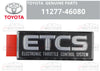 Toyota Supra MK4 JZA80 ETCS Emblem Decal Sticker (1993–2002)
