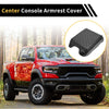 Ford - Microfiber Leather Carbon Fiber Black Console Lid Armrest Cover