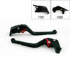 Kawasaki ZZR / ZX1400 SE (2016-2017) Black 2 x Racing Lever Set