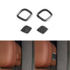 For Maserati Ghibli 13-21 Real Carbon Fiber Headrest Adjust Buttons Cover Trim