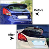 Ford Fiesta ST-Line ABS Carbon Fiber Rear Roof Spoiler (2008-2017)