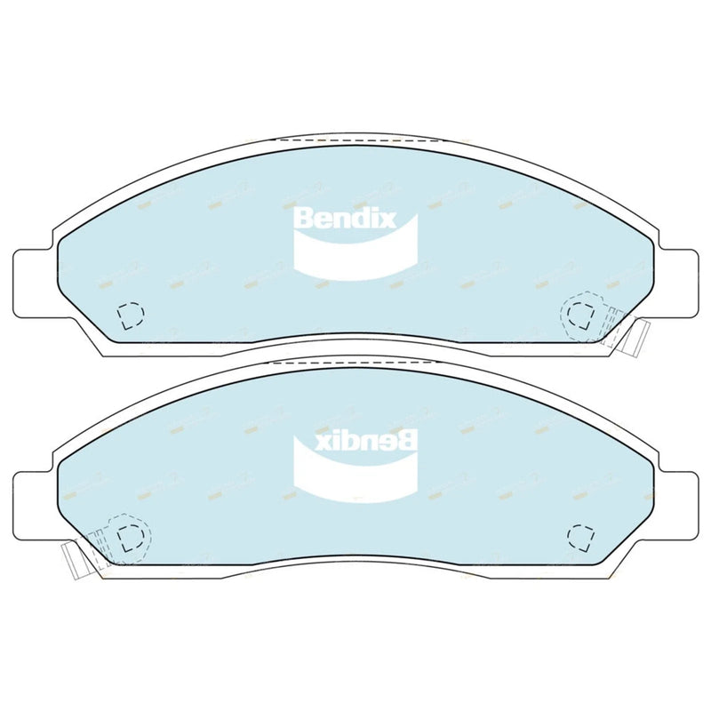 Isuzu D-Max 4WD Front Disc Brake Pads Set (2008-2020)