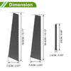 Dodge Charger (2011-2021) Carbon Fiber Pattern Black 6 x Pillar Window Trim