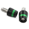 Honda CBR, CB, Yamaha YZ, YZF, Kawasaki Green Handlebar Bar End Plugs