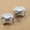 Harley Cruiser Handlebar Dial Clock Thermometer 7/8'' 1''
