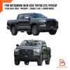 Mitsubishi Triton Ute MV 7" Matte Black Fender Flare Arch (2024-2025)