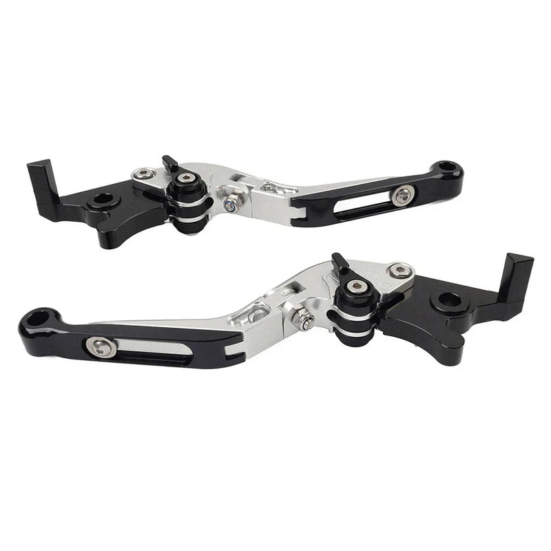 Kawasaki ZX10R / RR / KRT / SE CNC Silver Extendable Brake Clutch Levers (16-20)