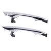 Hyundai Elantra MD Door Handle Outer 2 x Chrome Rear Left+Right (2011–2015)