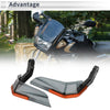 Motorcycles Knuckle Protector Orange ABS Set Universal Hand Guard