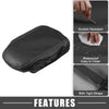 Kia K5 Center Console Armrest Cover 2021-2023 Faux Leather Black Gray