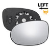 Ford Ka Left Side Heated White Mirror Glass (2008-2017)
