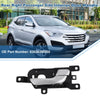 Hyundai Santa Fe (2013-2018) Black Silver Tone Interior Door Handle