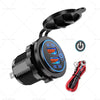 Car Cigarette Lighter 12V Fast Charger Power Adapter Dual QC3.0 USB Ports