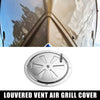 Marine Round Knob Louver Vent Cover Opening Closing Ventilation Plate