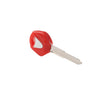 YAMAHA XJR1300 FJR1300 XVS400 YZF R1 R6 Blank Uncut Key Blade Red (1999-2023)