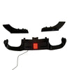 BMW 2 Series F87 M2 Rear Bumper Diffuser Lip w/ Square Lights (16-22)