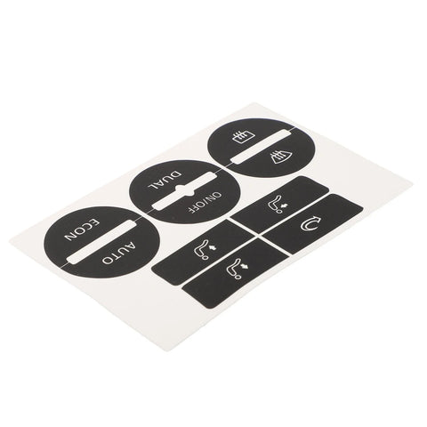 Volkswagen Passat AC Button Worn Repair Decals Stickers (2005–2010)