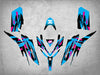 Yamaha Raptor 700R ATV Graphics Kit 2013-2019 - DUKE Style Stickers Decals