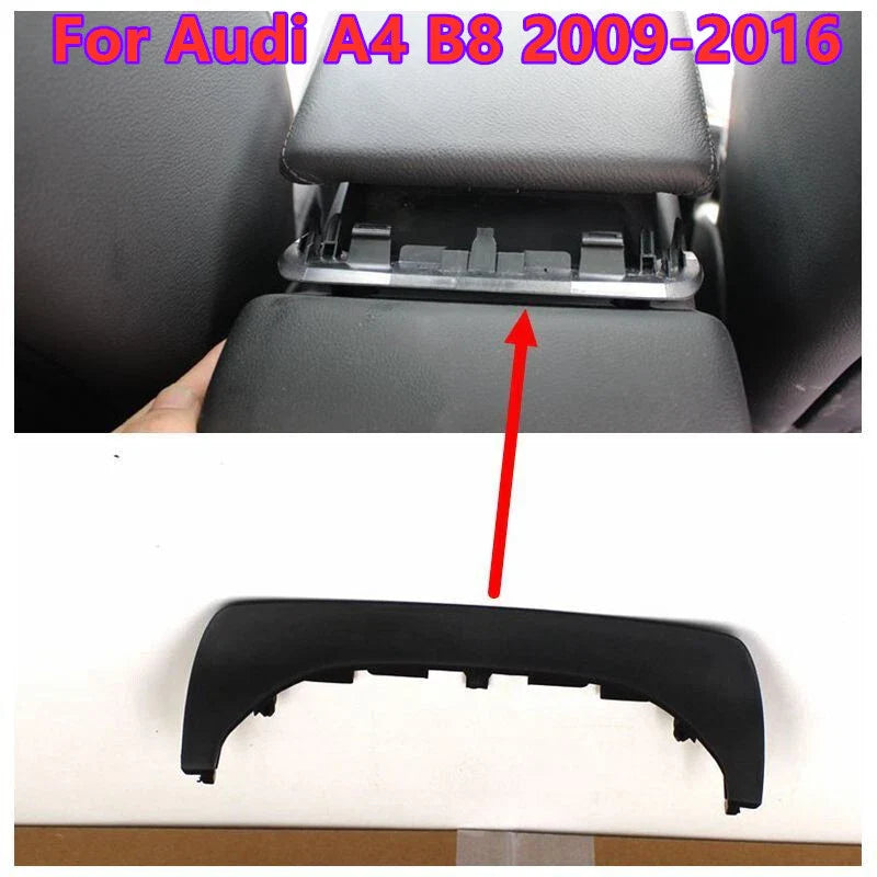Audi A4 B8 Central Armrest Cover Trim Bezel Black (2009–2016)