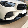 Benz W213 E260 E300 AMG Gloss Black Front Bumper Spoiler (2021-2023)