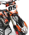 KTM 50 Custom Graphics Full Kit Digger Style Sticker (2002-2008)