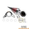 Harley Dyna CV Carburetor Chrome Cone Spike Air Cleaner Filter (2000-2017)