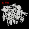 Toyota Lexus 30 x White Plastic Nylon Switch Bezel Clips