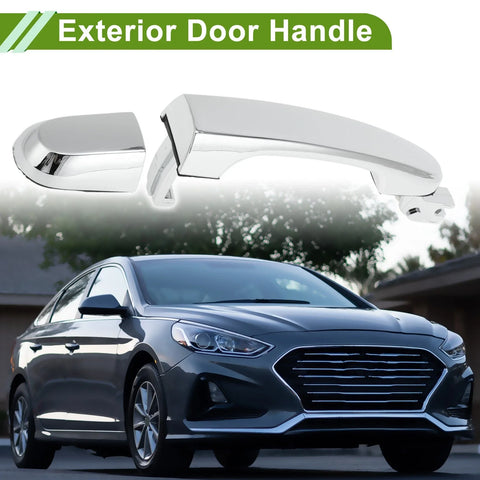 Hyundai Kia Silver Tone Front Right Exterior Door Handle (2011-2016)