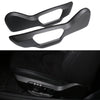 Supra A90 A91 2 x Matte Carbon Fiber Seat Adjust Switch Panel Covers (19-23)