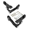 Harley Touring Chrome/Blk Passenger Adjustable Footboard Mount (1993-2025)