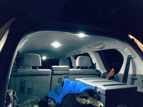 Toyota Landcruiser Prado White Interior LED Light Upgrade Kit (2009-2023)