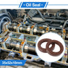 Make Model Oil Seal 35x52x10mm 2 x Rotary Shaft Seal FKM Rubber