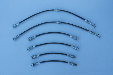 Nissan 300ZX Z31 Braided Brake Hose Set (6) (1984-1990)