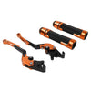 Honda ADV150 Orange Extendable Brake Clutch Levers Grip Set (2019-2020)