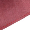 Red DIY Leather Universal Car Steering Wheel Cover Anti-Slip Wrap