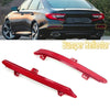 Honda Accord (2018-2022) 2 x Red Lens Rear Bumper Reflector Light Trims