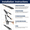 Honda CR-V 2 x Auto Rear Windshield Wiper Blades (2017-2022)